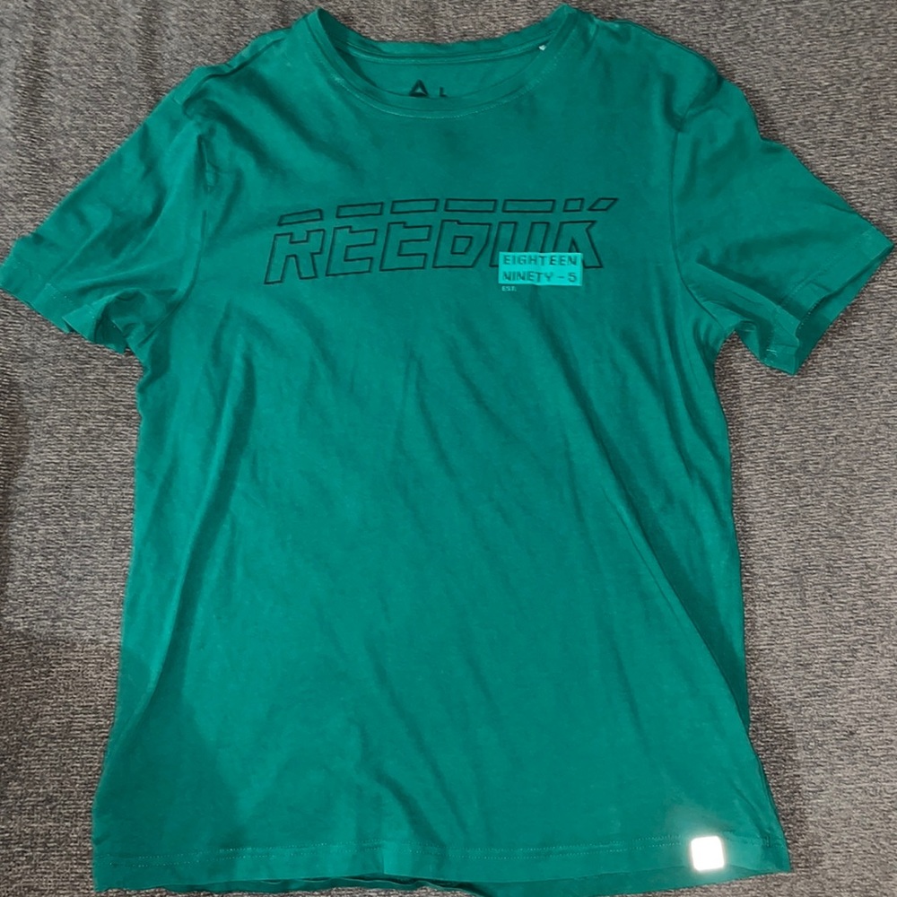 Reebok green tshirt